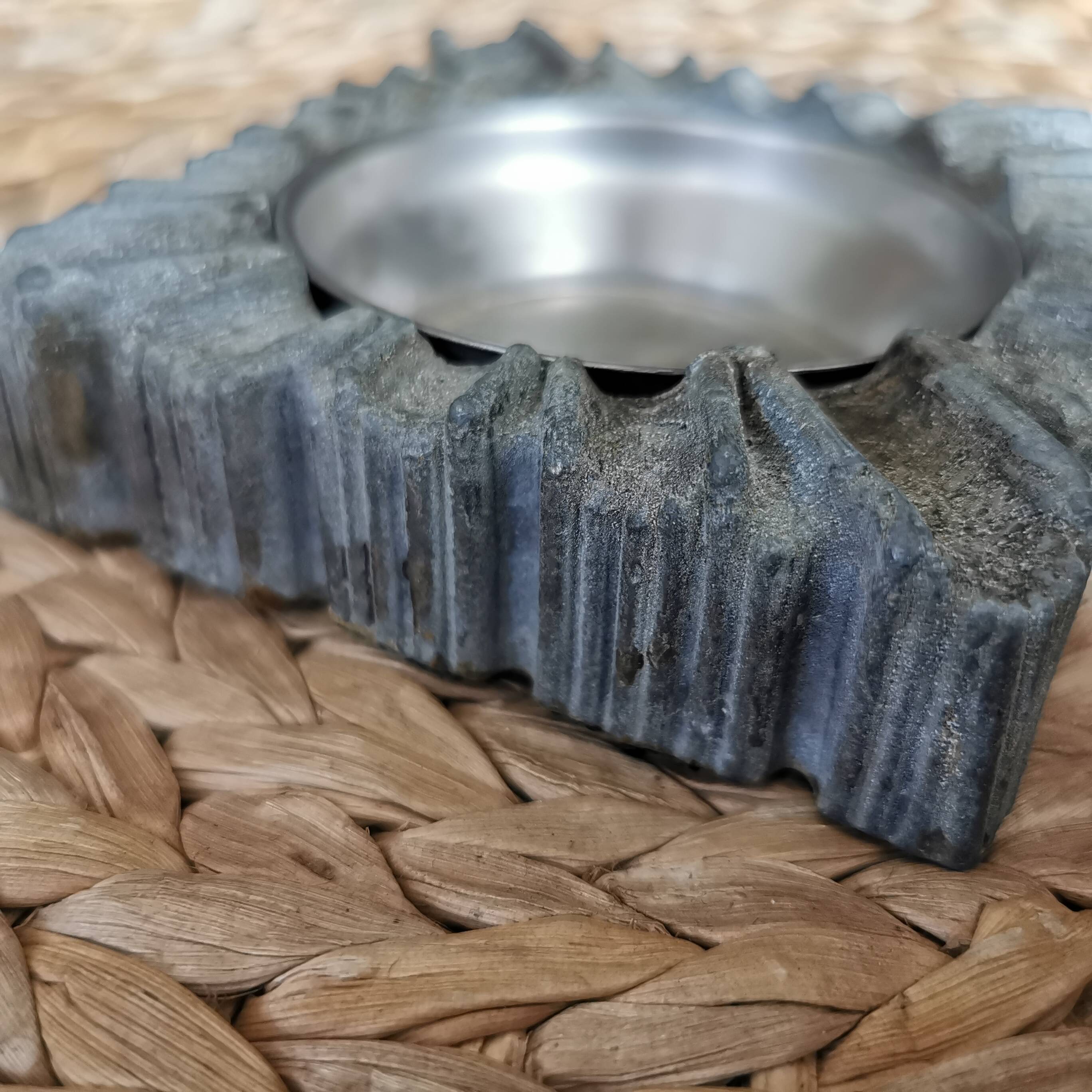 Brutalist ashtray from the 60s