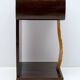 Paire de tables de chevet Art déco italiennes en noyer et érable, années 1920