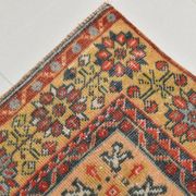 57s Antique Red & Navy Blue Vintage Persian Rug, 106x201Cm