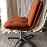 Paire de fauteuils pivotants 1970