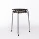 Pair of Arne Jacobsen Dot Stools 3170, 1950s Danish Design for Fritz Hansen