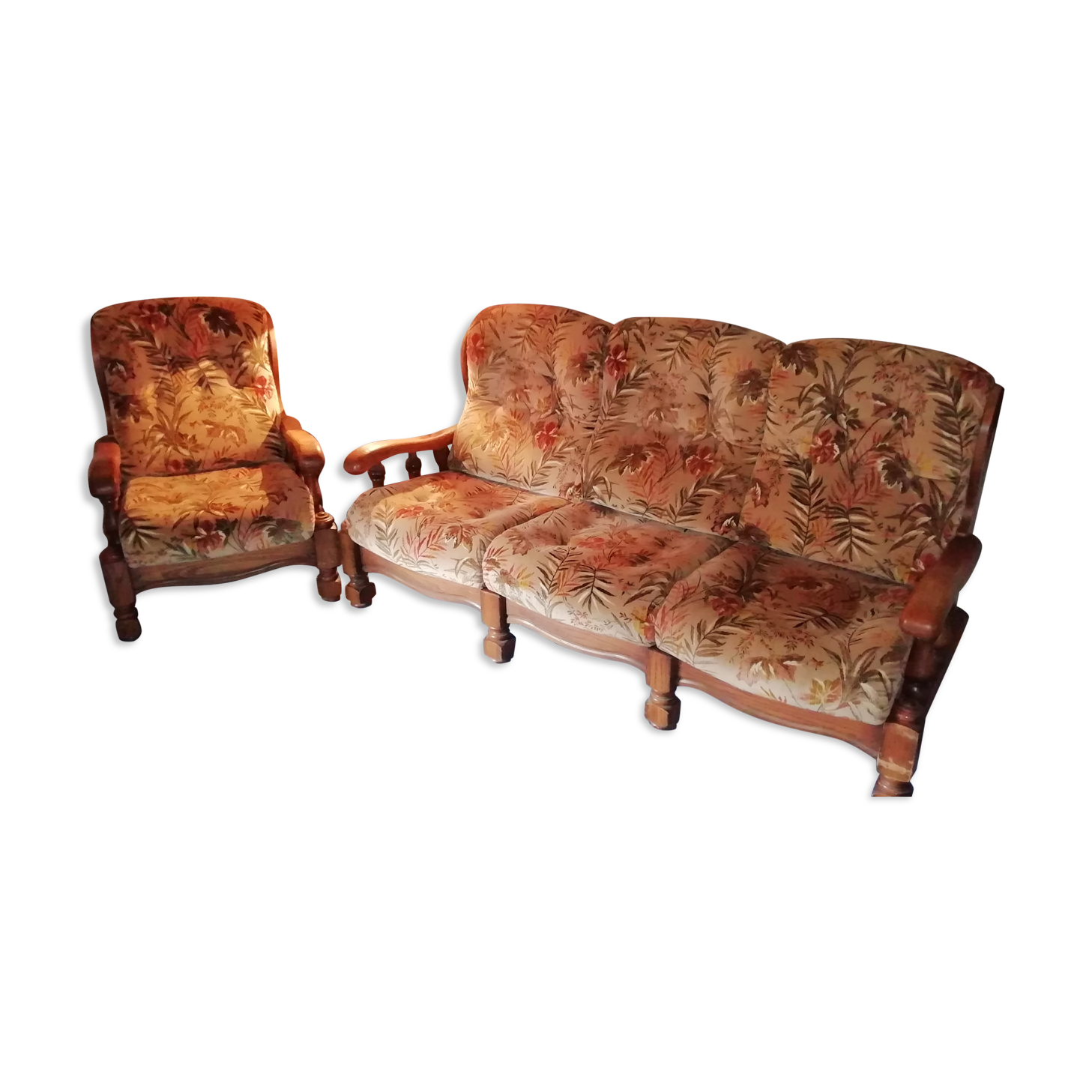 Sofa with armchair