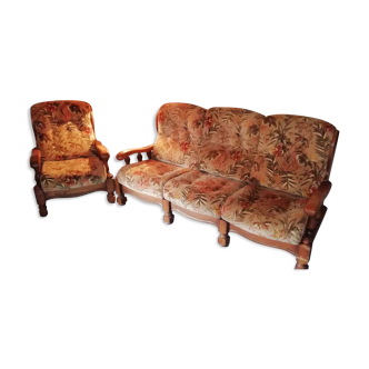 Sofa with armchair