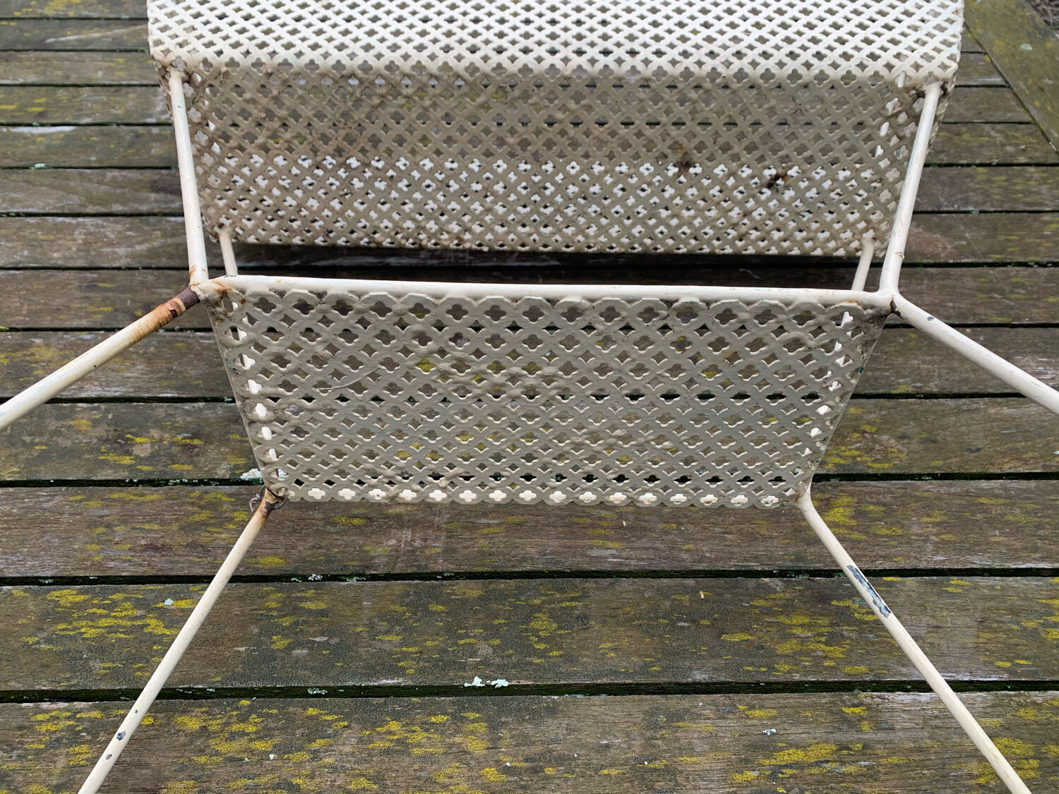 Perforated metal planter