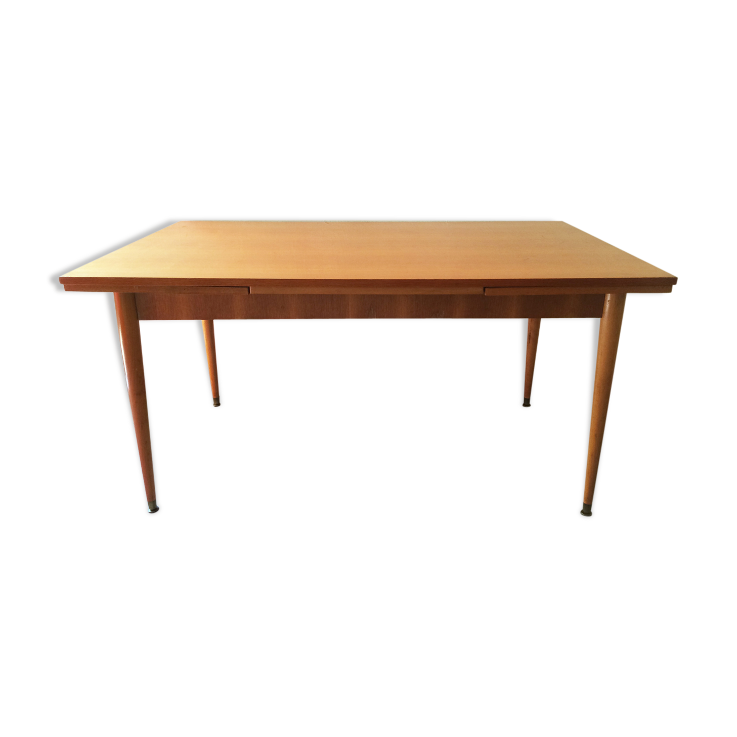 Table vintage oak year 50/60 with 2 extensions