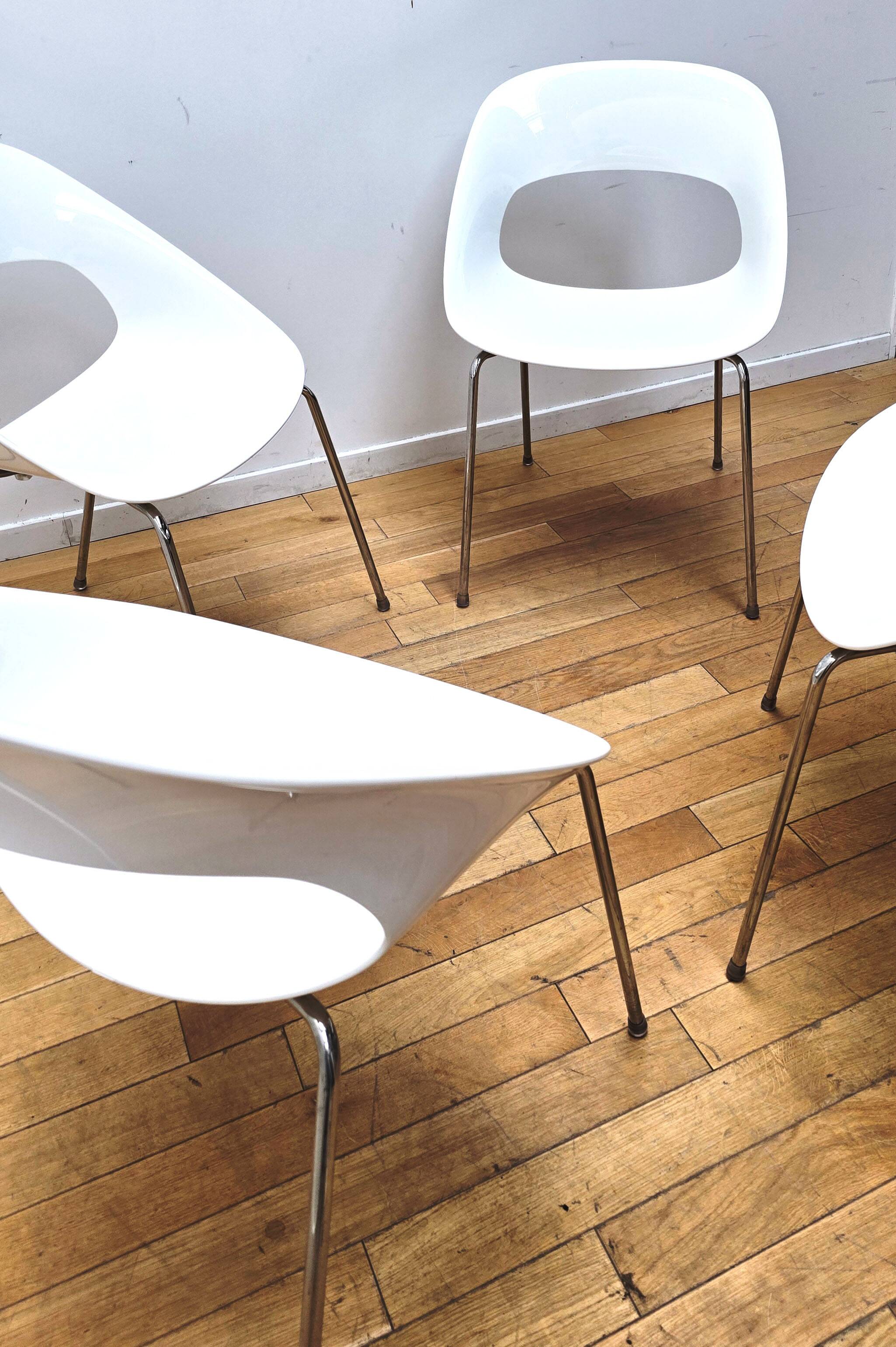 Set of 4 Taty dining room chairs, Castellani