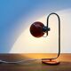 Vintage Italian magnetic table lamp from the space age.