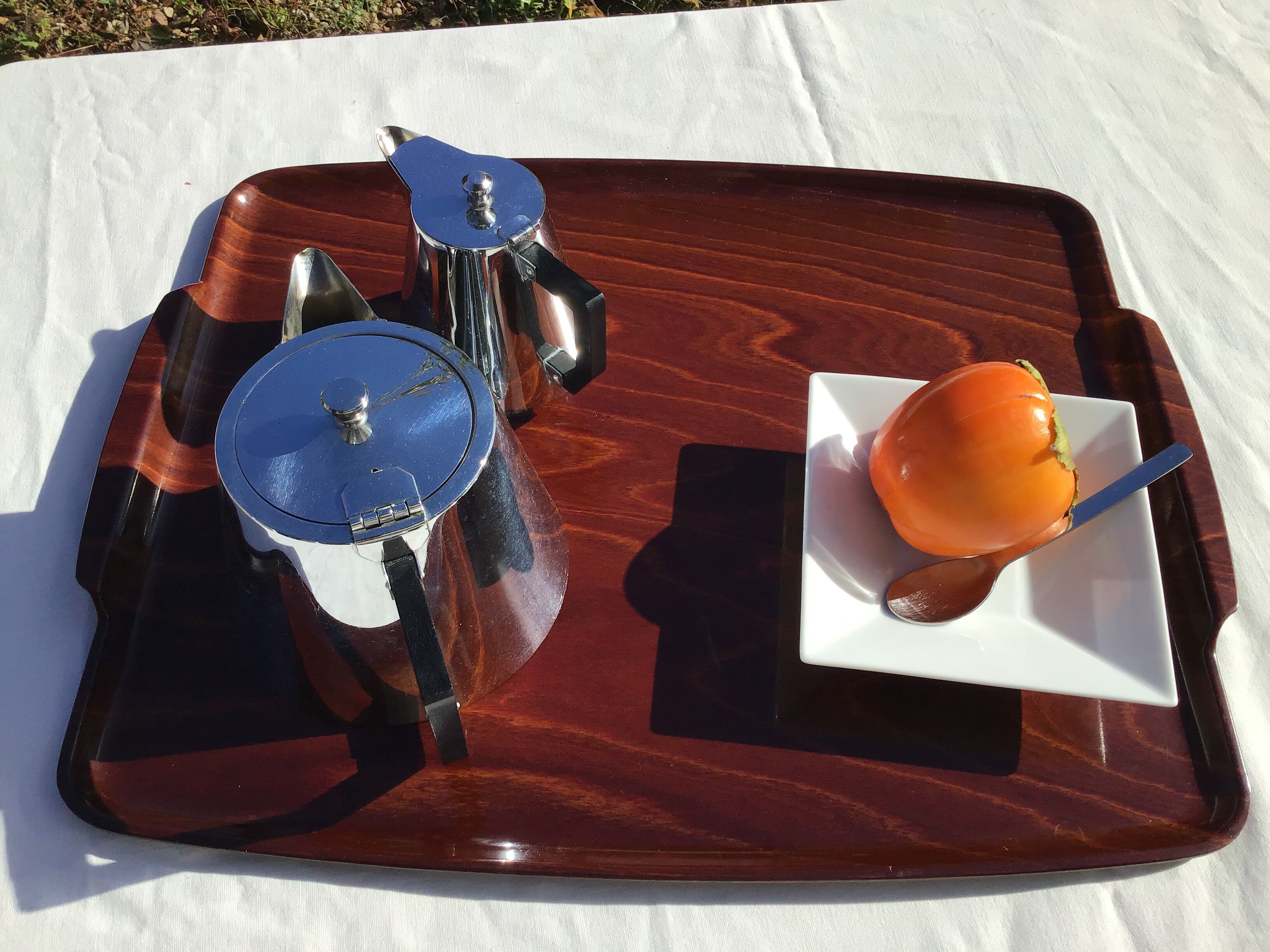 Scandinavian Gerling moulded wood tray