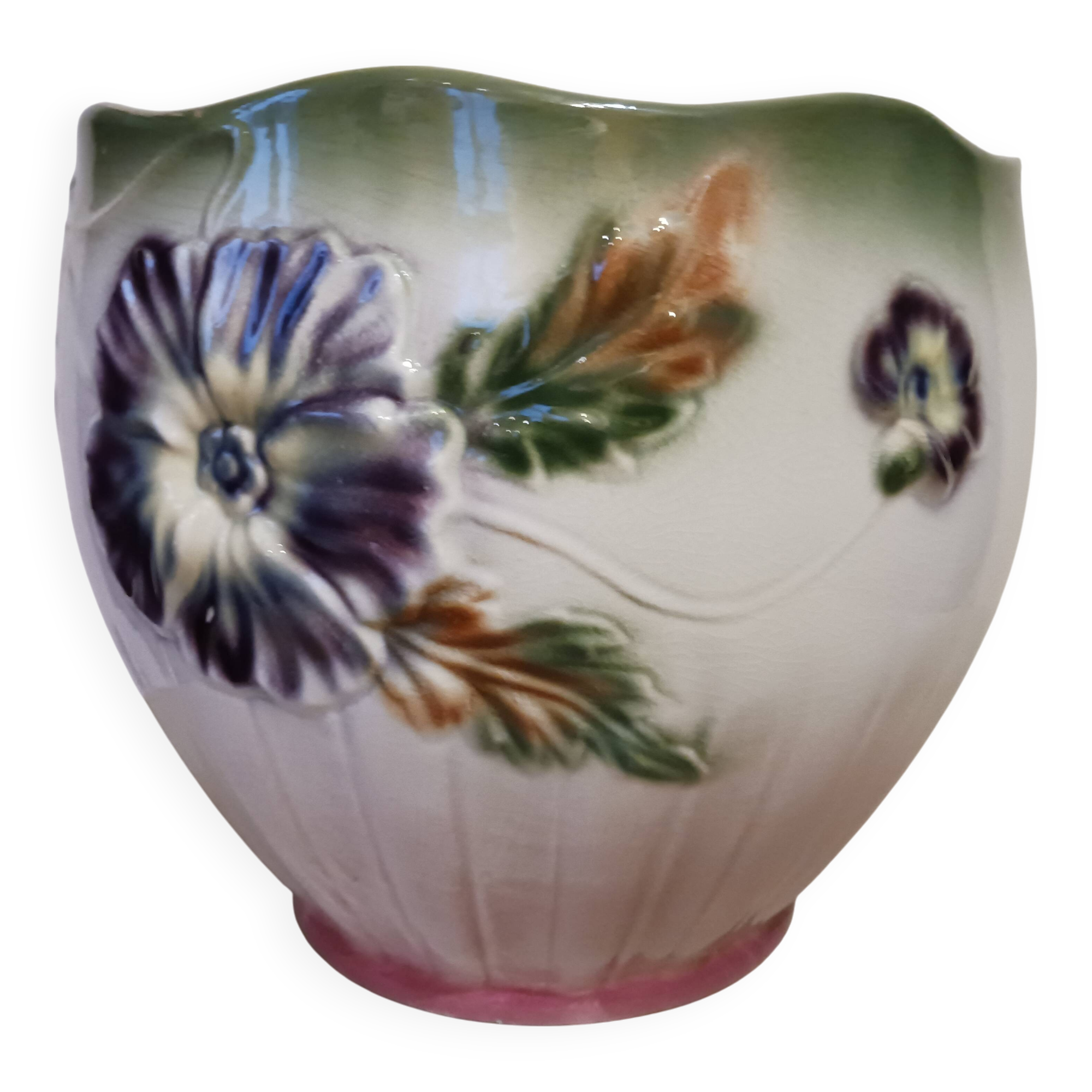 Slip pot cover, 1950s.