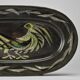 Glazed ceramic plate, Menelika, Switzerland, circa 1950