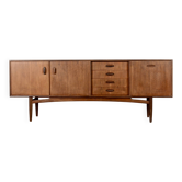 Vintage Midcentury G Plan Sideboard / Long John In Afromosia And Teak