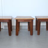 3 asymmetrical side tables