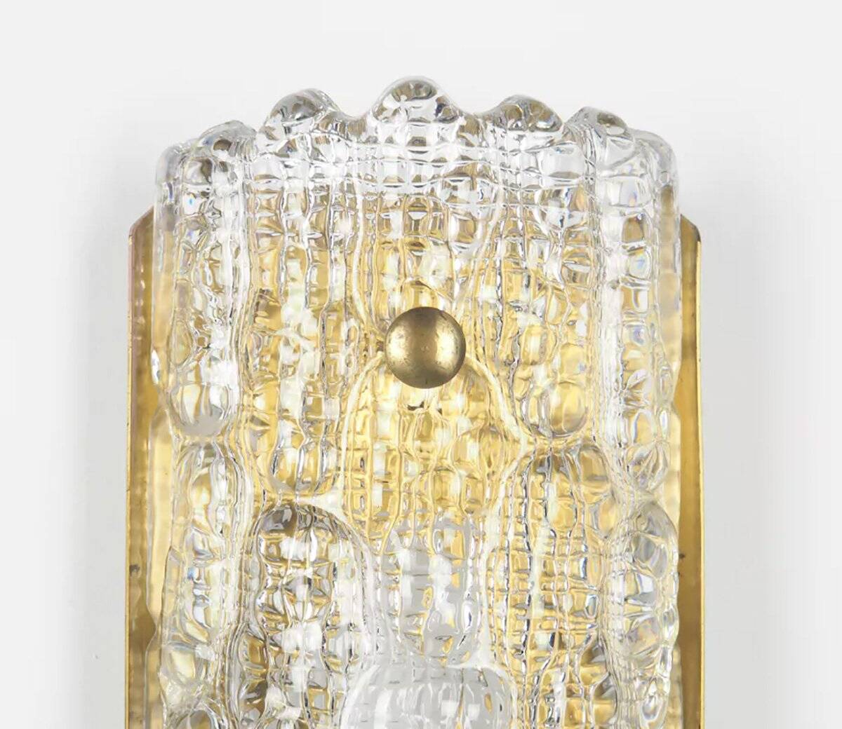 Lyfa Glass wall lamp Gefion by Carl Fagerlund, 1960's