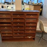 Oak-stained beech mailboxes