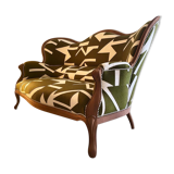 Napoleon III style sofa, Pierre Frey fabric