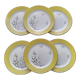 Set of 6 dessert plates Salins France