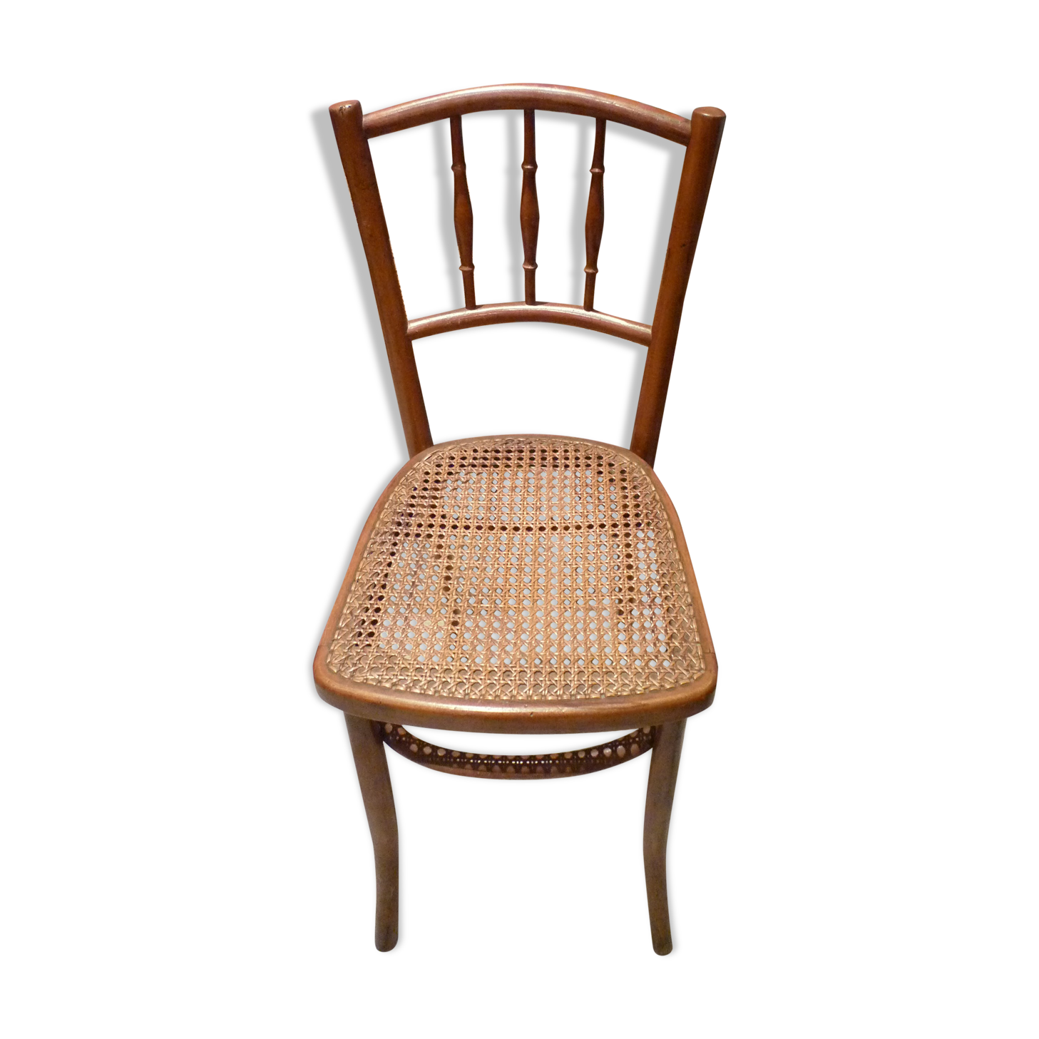 Set of six bistro chairs