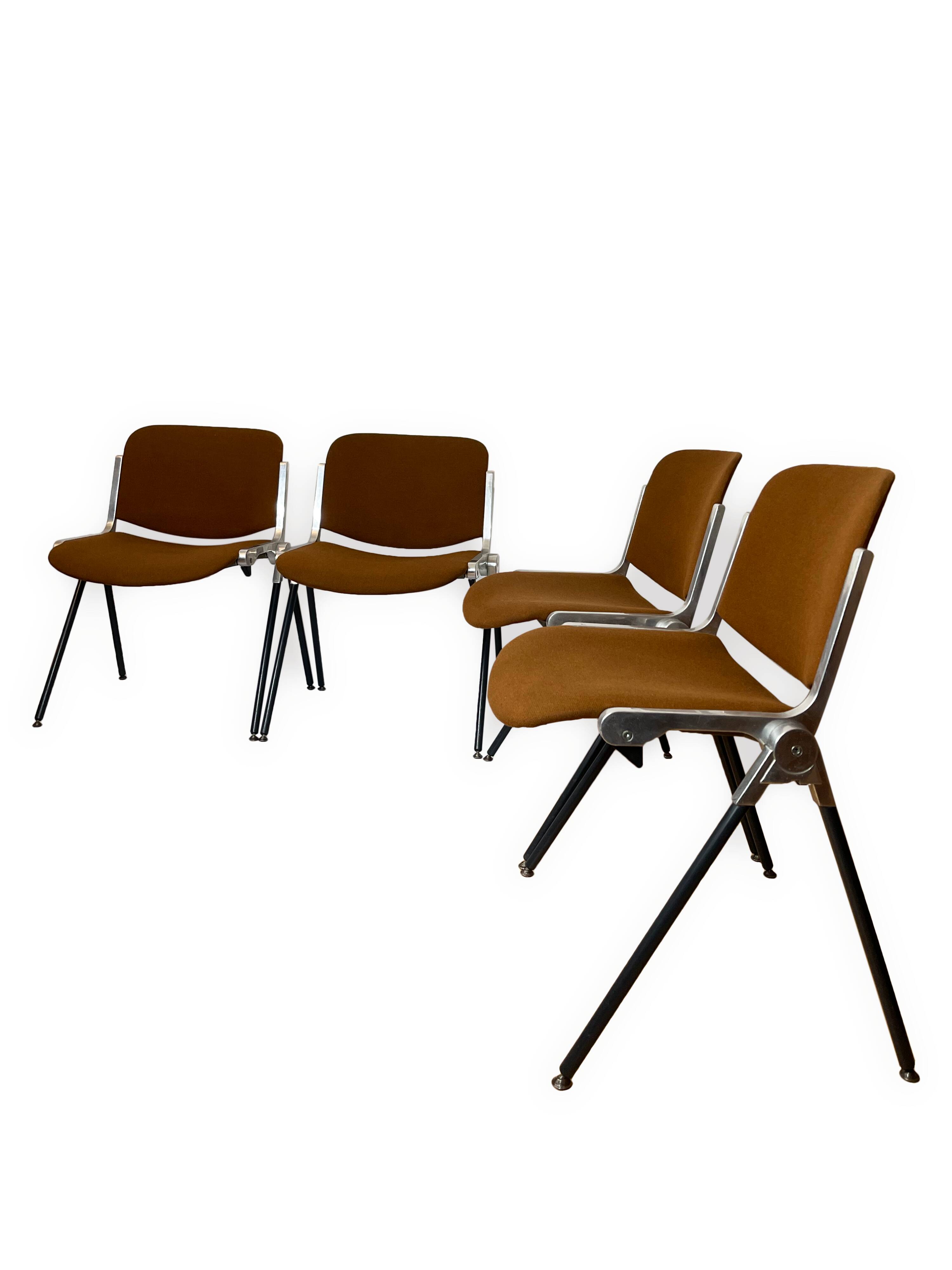 Agorà chairs designed by Paolo Favaretto for Emmegi, 1970s