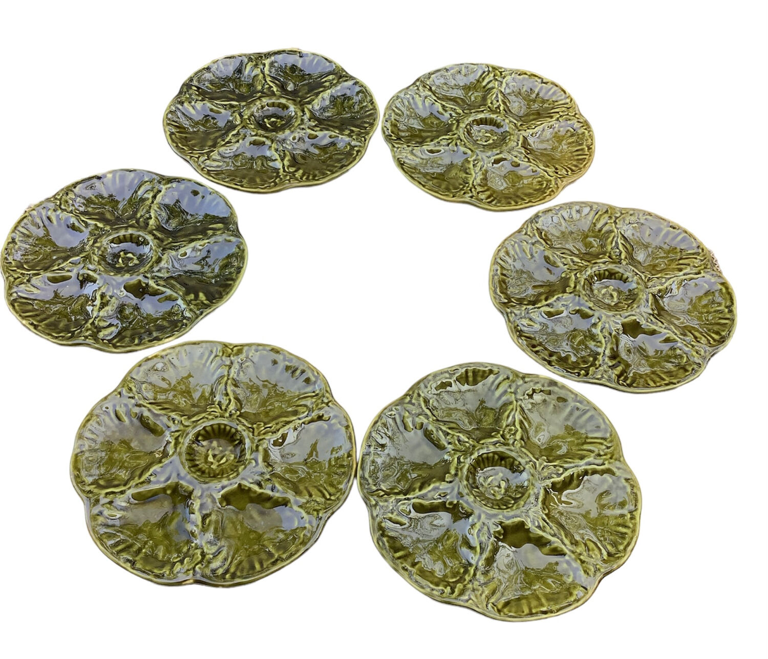 Oyster plates Gien France