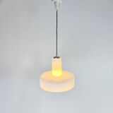 Suspension vintage scandinave en verre, 1960s