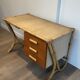 Rattan desk around 1970