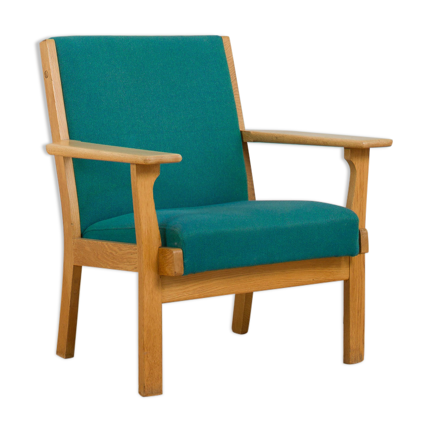 Hans Wegner oak armchair model Ge 181, Getama, Denamrk 1970s