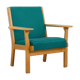 Hans Wegner oak armchair model Ge 181, Getama, Denamrk 1970s