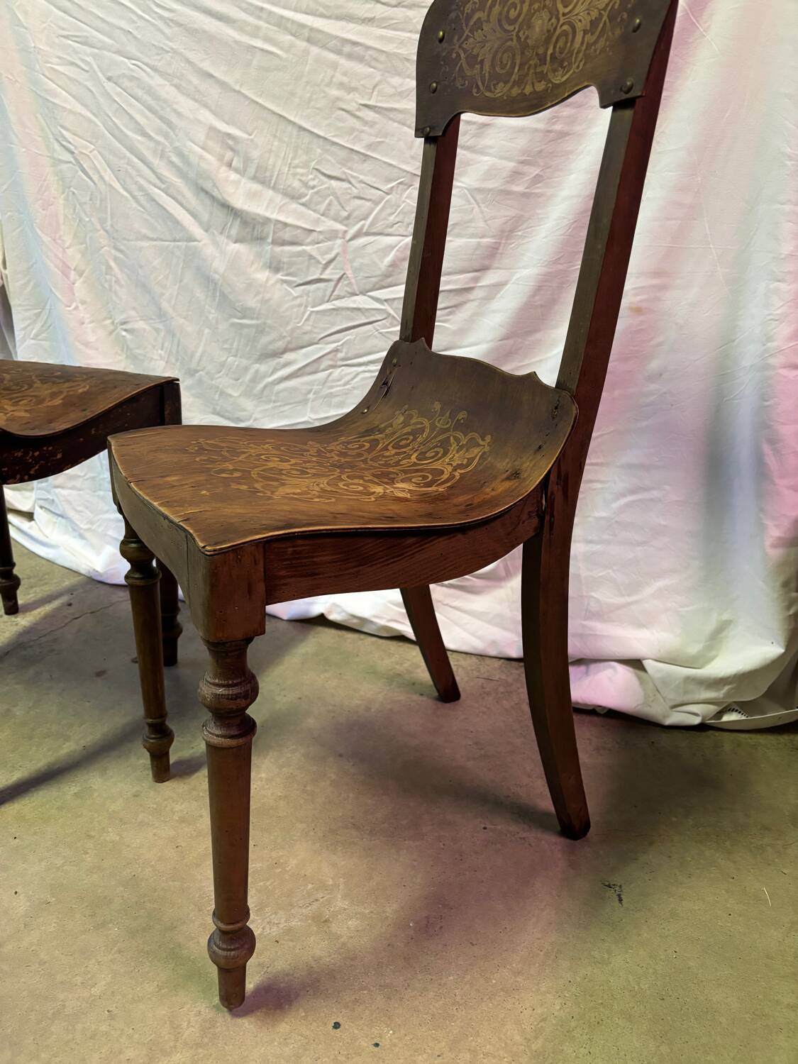 Chaises de bistrot de campagne