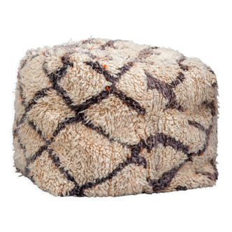 Azilal rug floor cushion, pouf