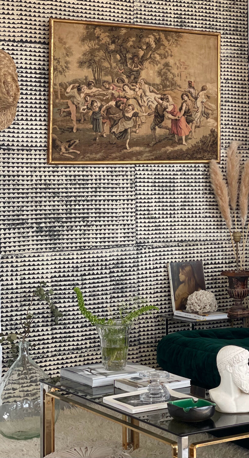 Vintage tapestry after Rubens