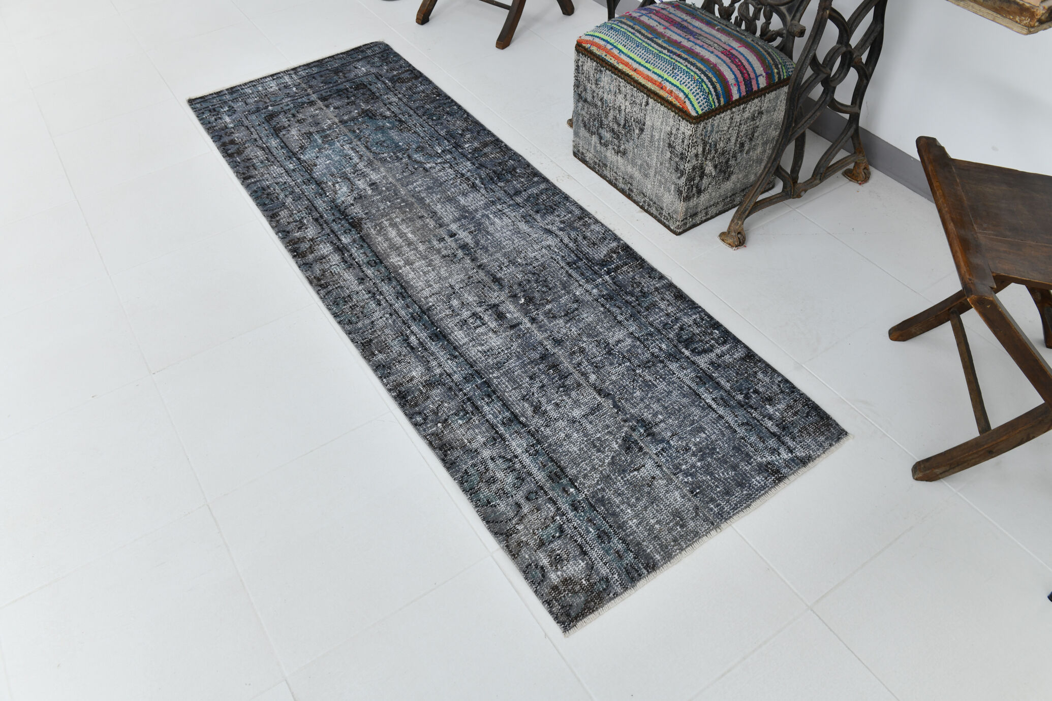 2x7 Vintage 58s Antique Runner Rug, 72x214Cm