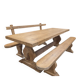 Table Monastère avec ses bancs sur mesure