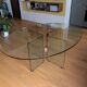 Peter Ghyczy designer dining table oval 170×130 for 4-6, up to 8 people.