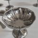 Set of four 18/10 stainless steel ice cream cups