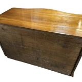 Curved chest of drawers from the Louis XIV - Louis XV period in burr walnut and gilded bronze