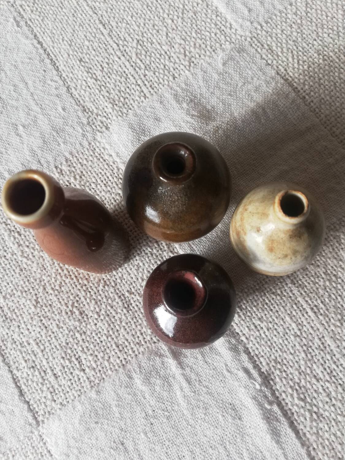 4 poteries miniatures