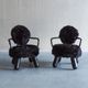 Pair of limited edition lounge chairs by Olivier De Schrijver for Ode’s Design