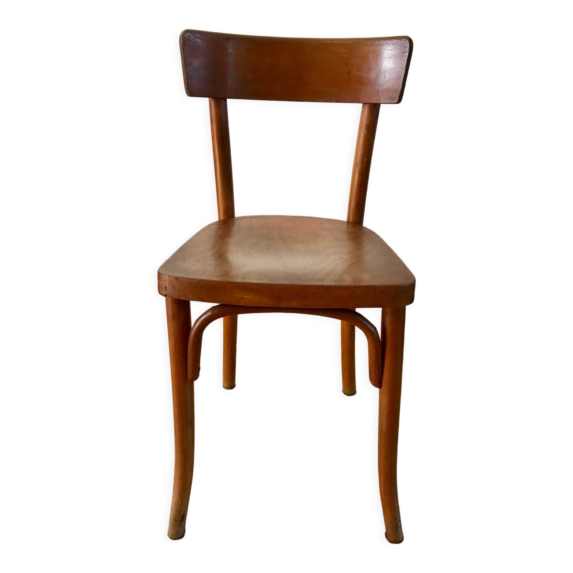 Thonet bistro chair in curved wood early twentieth century