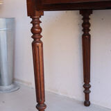 Small antique wooden desk – turned legs