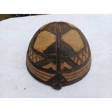 African bowl made of tortoise wood