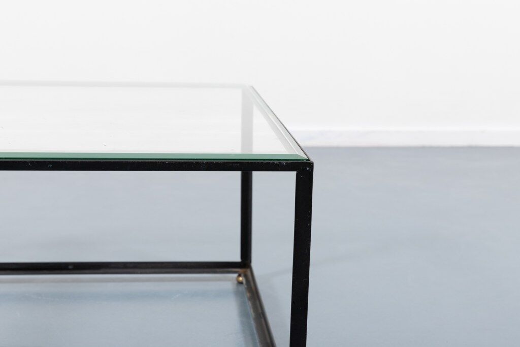 Coffee table of Italian architectural design of the 1960s