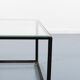 Coffee table of Italian architectural design of the 1960s