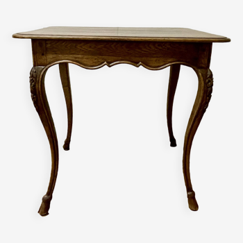 Oak side table from the 19th century