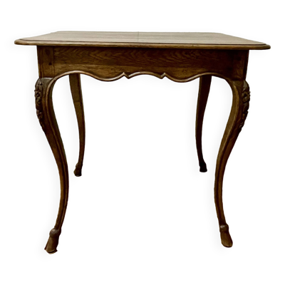 Table d appoint en chêne d époque du XIX ème siècle