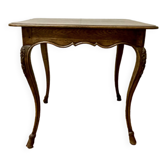 Oak side table from the 19th century