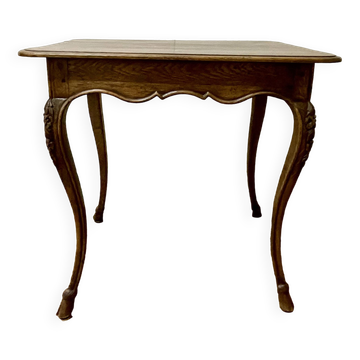 Oak side table from the 19th century