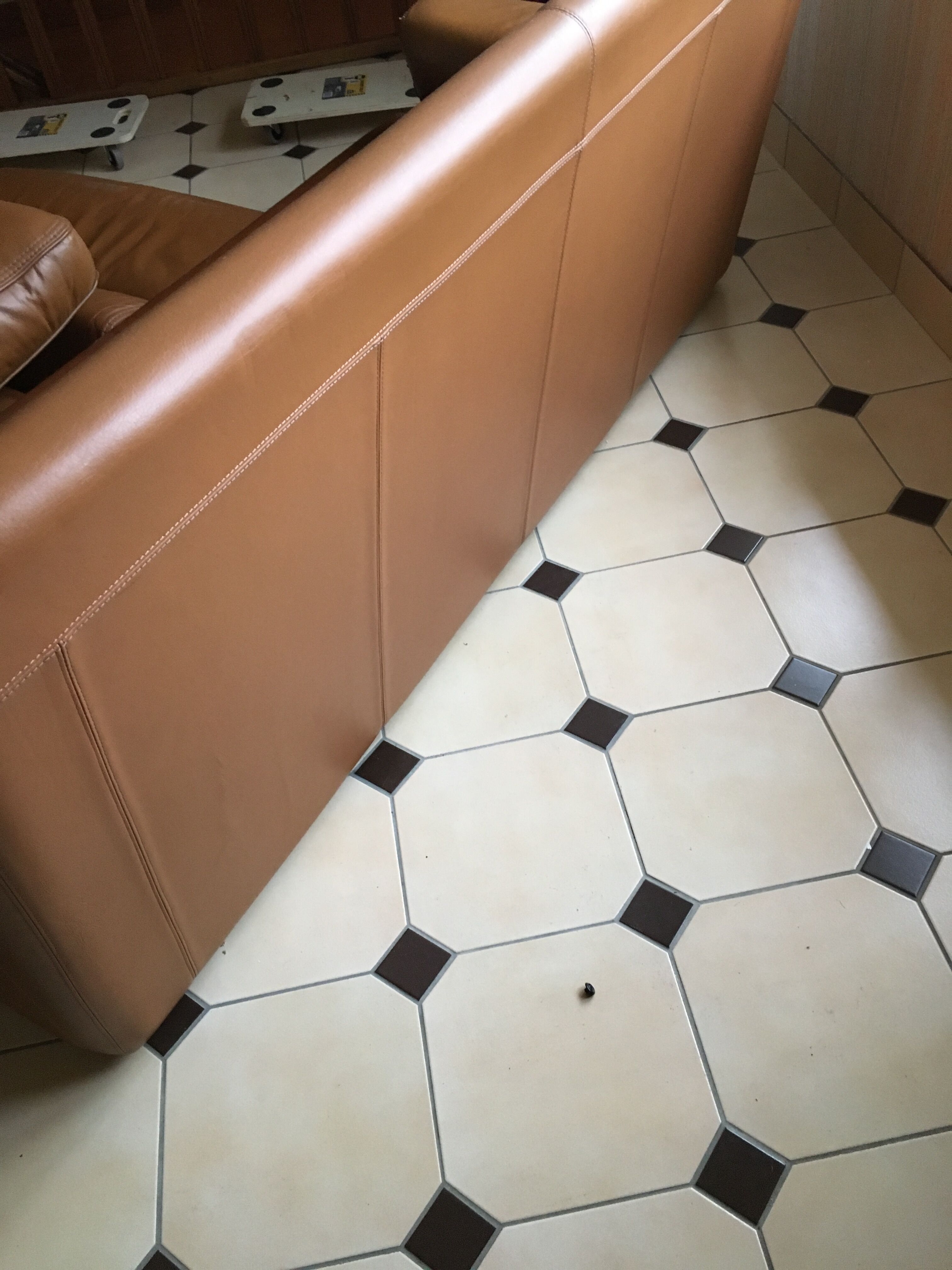 Leather sofa