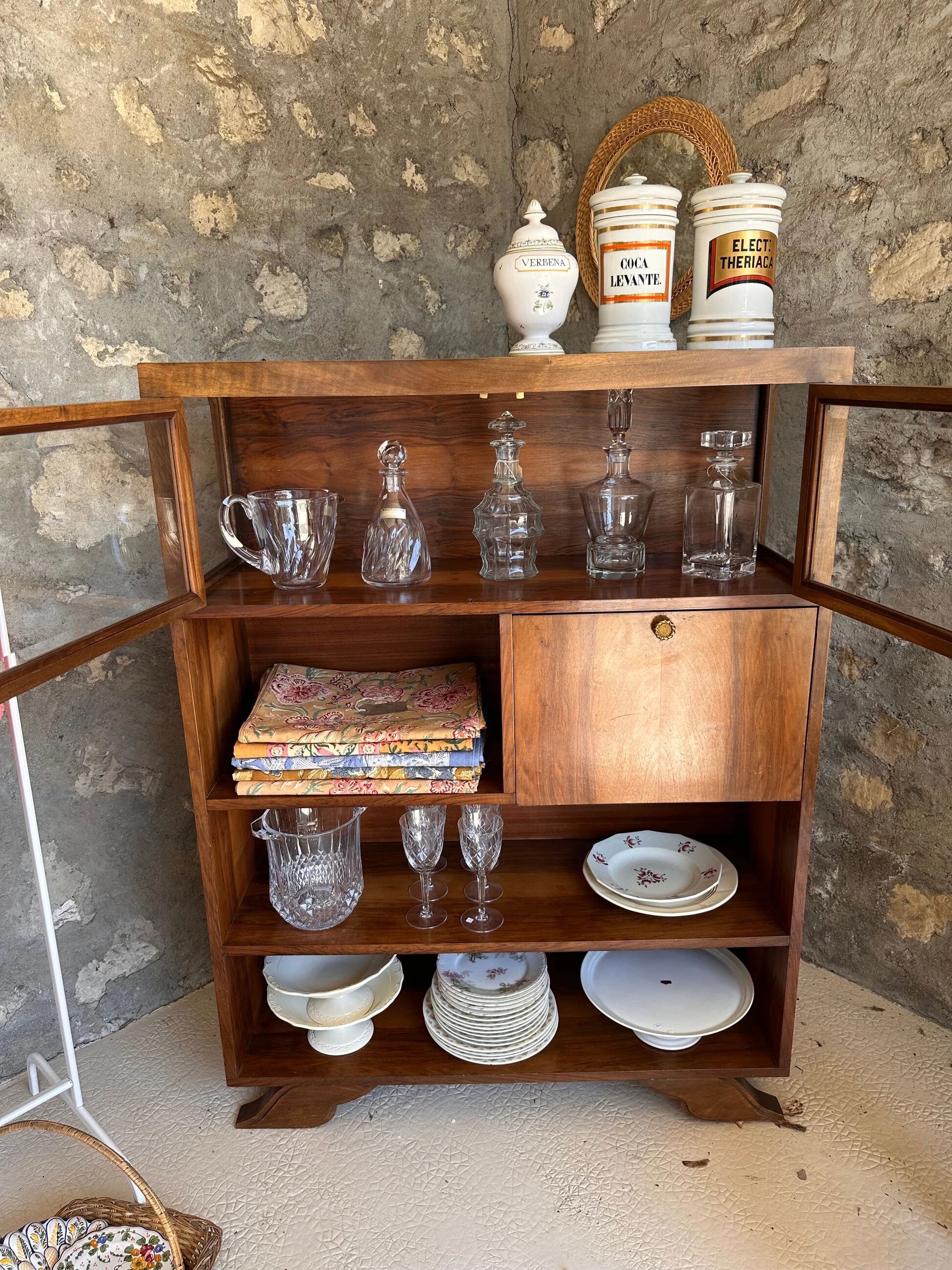 1950s display cabinet