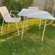 Table et chaises de jardin EMU 1960