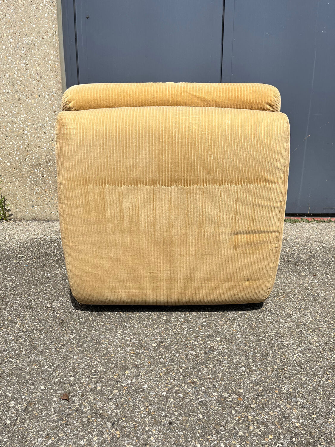 Tabouret De Coiffeuse Vintage Années 70 – Avec Plateau Cendrier, Couvre-lit, 33x43cm